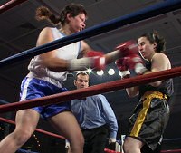 Melissa in her pro debut